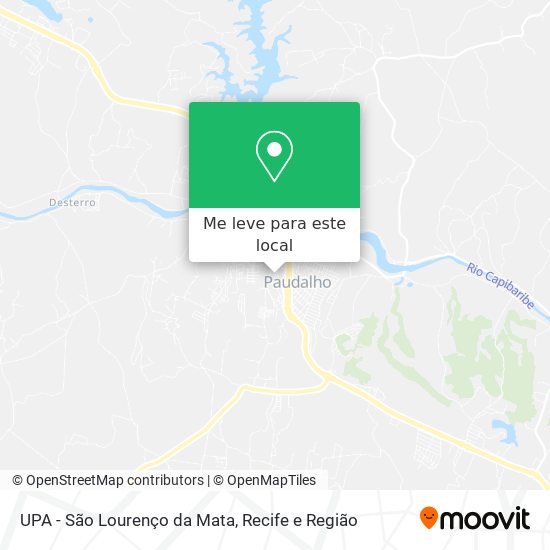 UPA - São Lourenço da Mata mapa