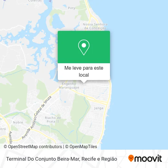 Terminal Do Conjunto Beira-Mar mapa