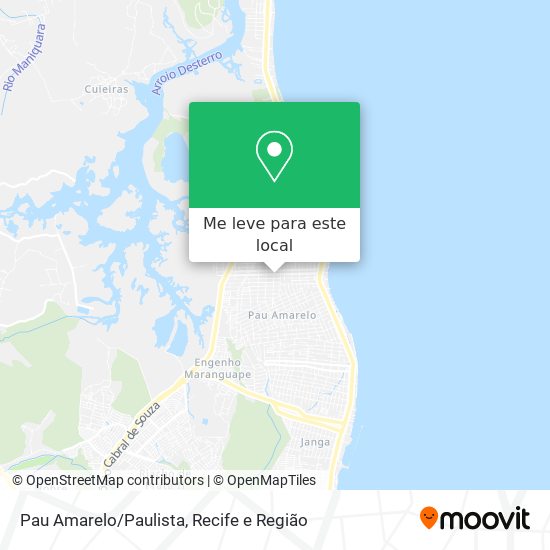 Pau Amarelo/Paulista mapa