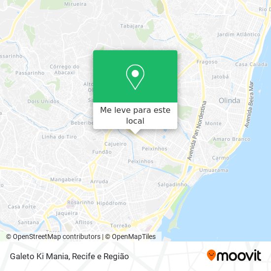 Galeto Ki Mania mapa