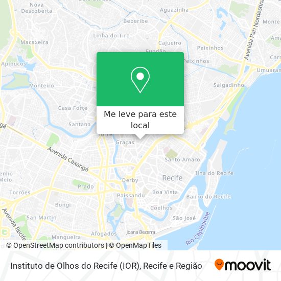 Instituto de Olhos do Recife (IOR) mapa