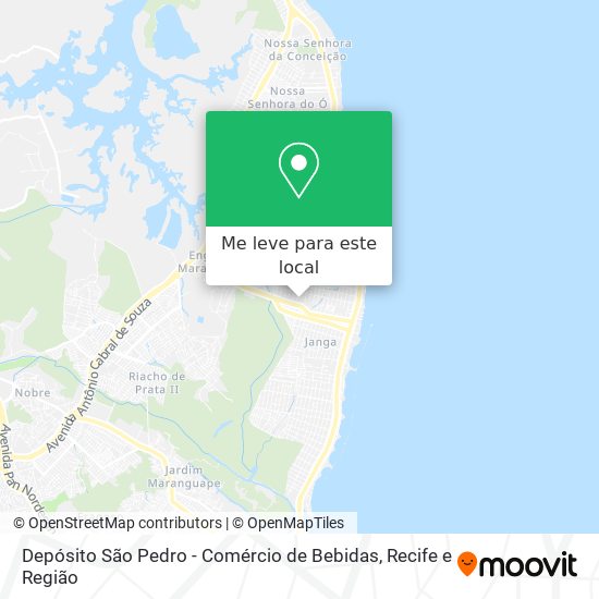 Depósito São Pedro - Comércio de Bebidas mapa