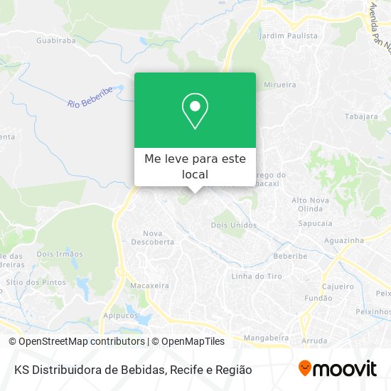 KS Distribuidora de Bebidas mapa