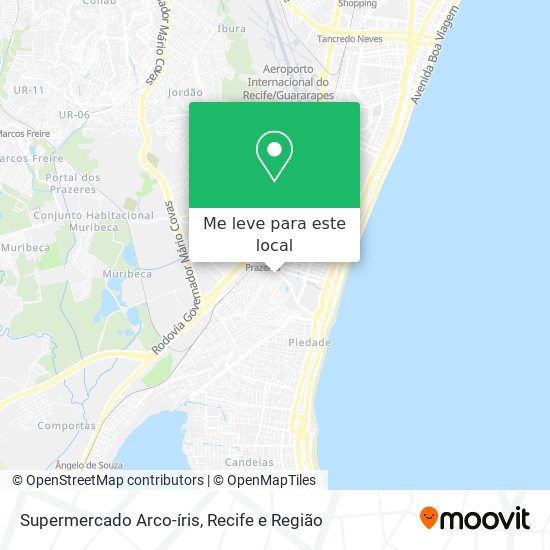 Supermercado Arco-íris mapa