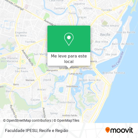 Faculdade IPESU mapa