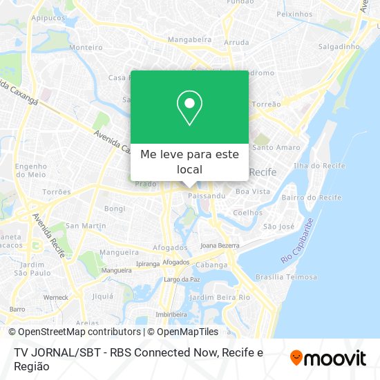 TV JORNAL / SBT - RBS Connected Now mapa