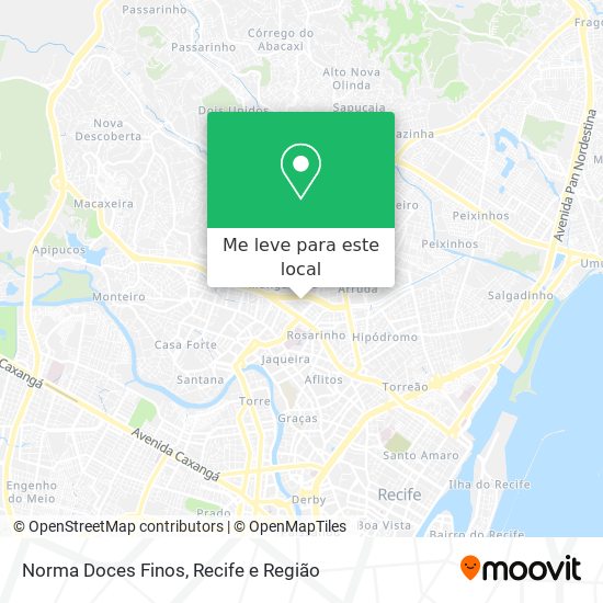 Norma Doces Finos mapa