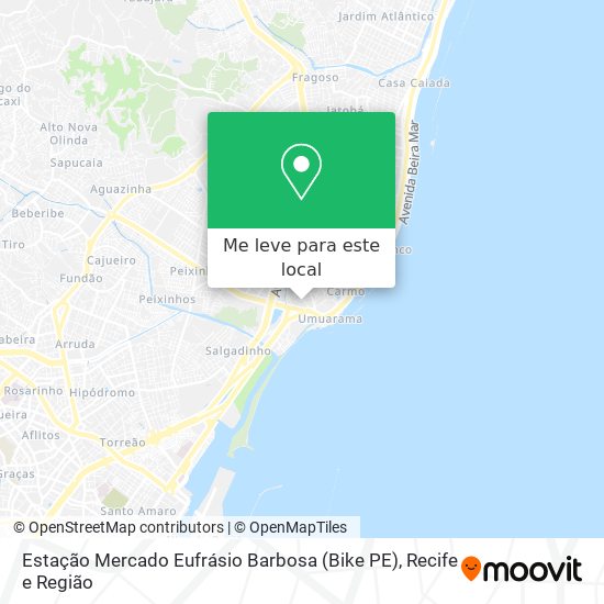 Estação Mercado Eufrásio Barbosa (Bike PE) mapa