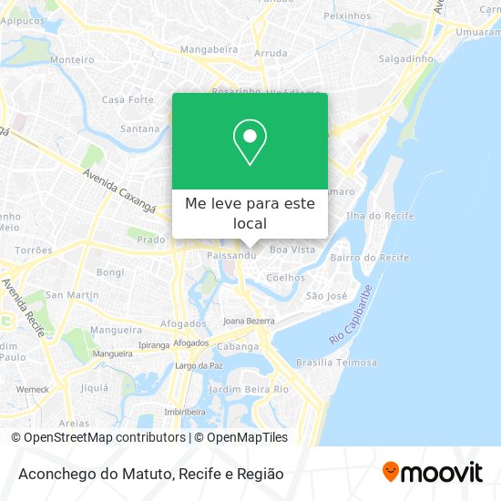Aconchego do Matuto mapa
