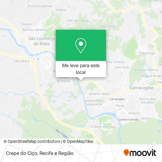 Crepe do Ciço mapa