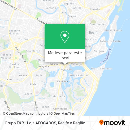 Grupo F&R - Loja AFOGADOS mapa