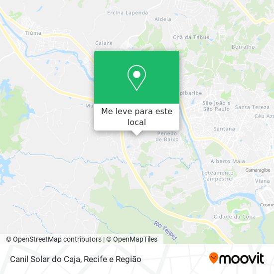 Canil Solar do Caja mapa