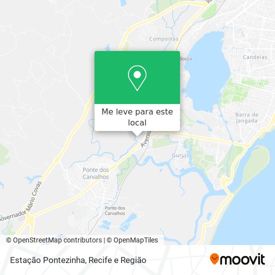 Estação Pontezinha mapa