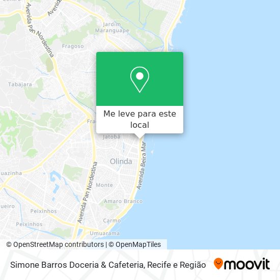 Simone Barros Doceria & Cafeteria mapa