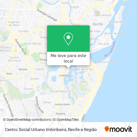 Centro Social Urbano Imbiribeira mapa