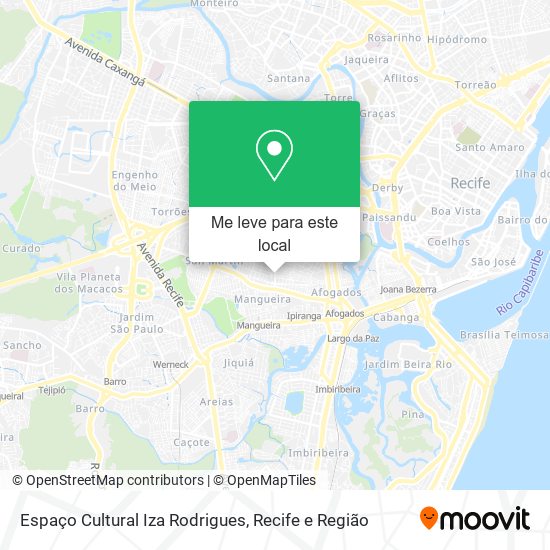 Espaço Cultural Iza Rodrigues mapa