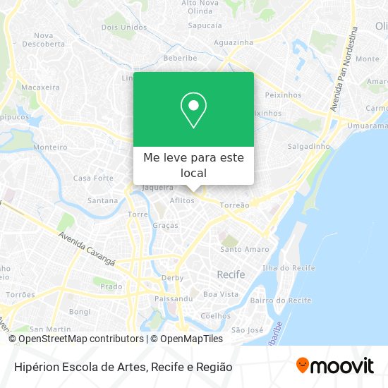 Hipérion Escola de Artes mapa