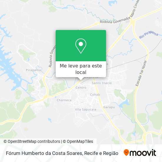 Fórum Humberto da Costa Soares mapa