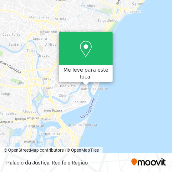 Palácio da Justiça mapa