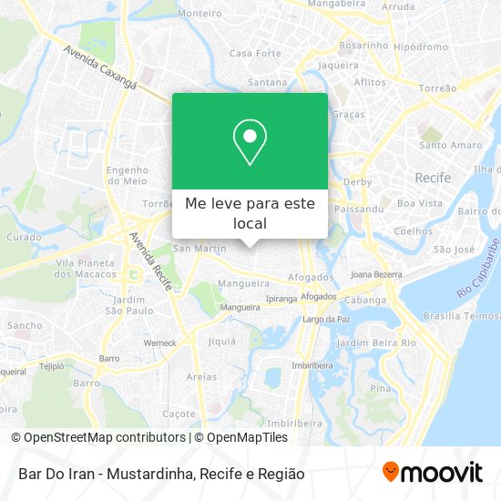 Bar Do Iran - Mustardinha mapa