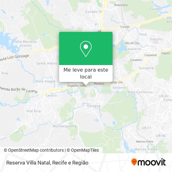 Reserva Villa Natal mapa