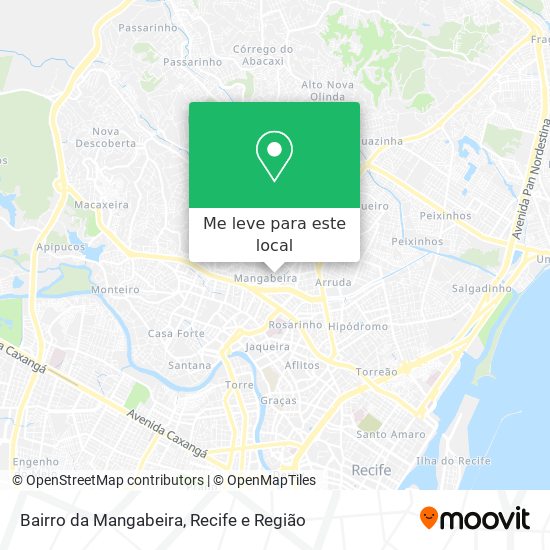 Bairro da Mangabeira mapa