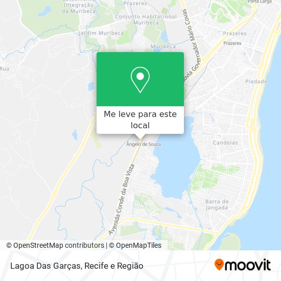 Lagoa Das Garças mapa