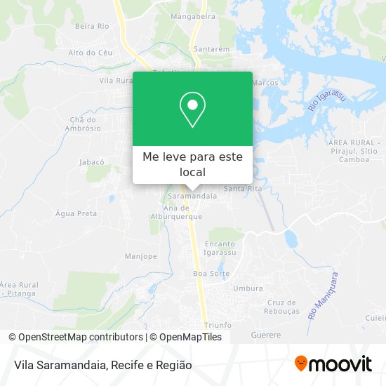 Vila Saramandaia mapa