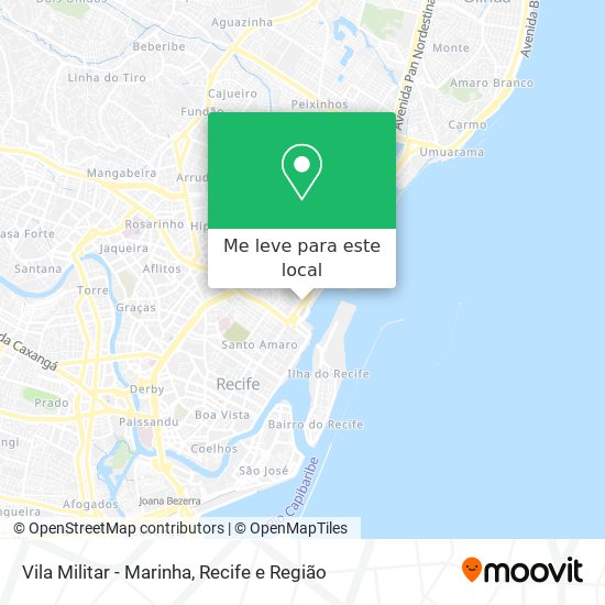 Vila Militar - Marinha mapa