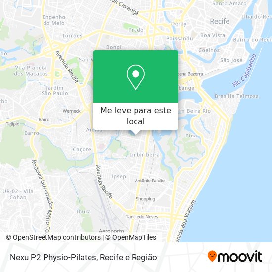 Nexu P2 Physio-Pilates mapa