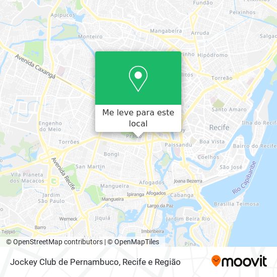 Jockey Club de Pernambuco mapa
