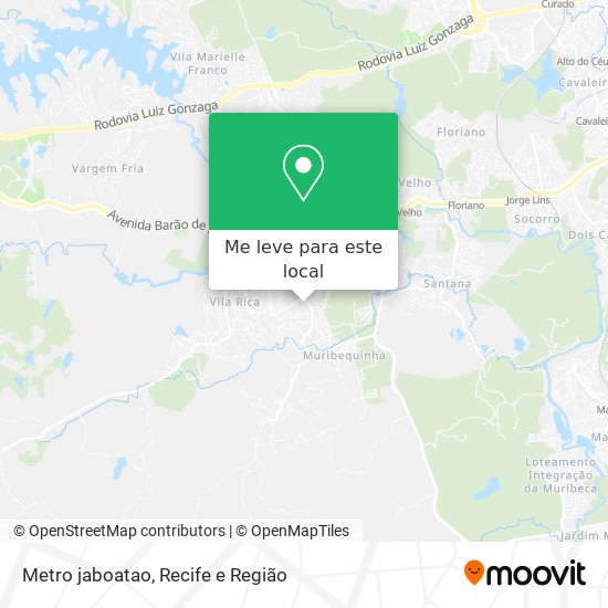 Metro jaboatao mapa