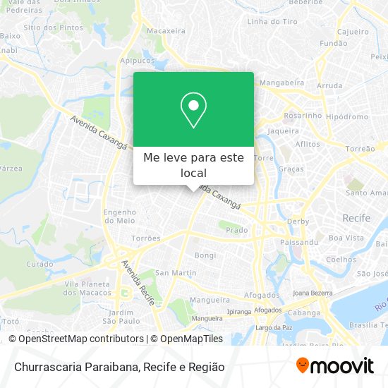 Churrascaria Paraibana mapa