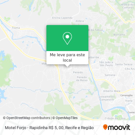 Motel Forjo - Rapidinha R$ 5, 00 mapa