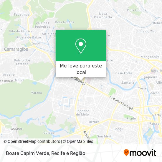 Boate Capim Verde mapa