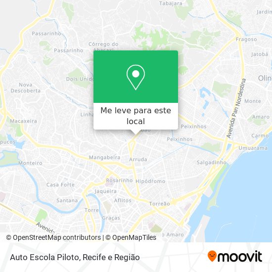 Auto Escola Piloto mapa