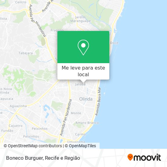 Boneco Burguer mapa