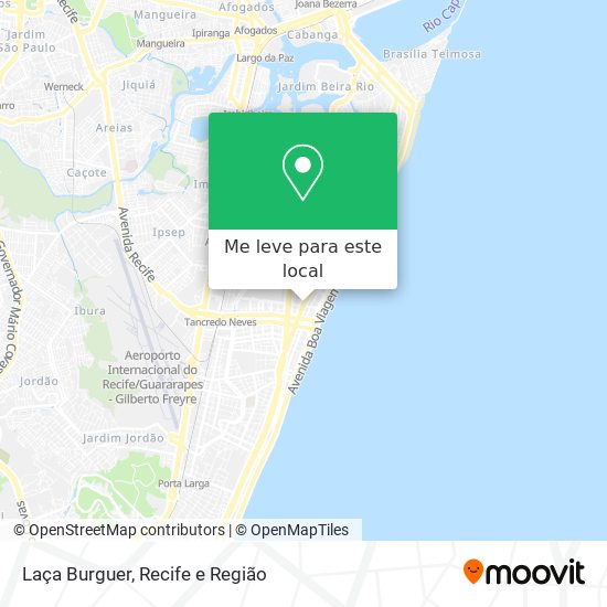 Laça Burguer mapa