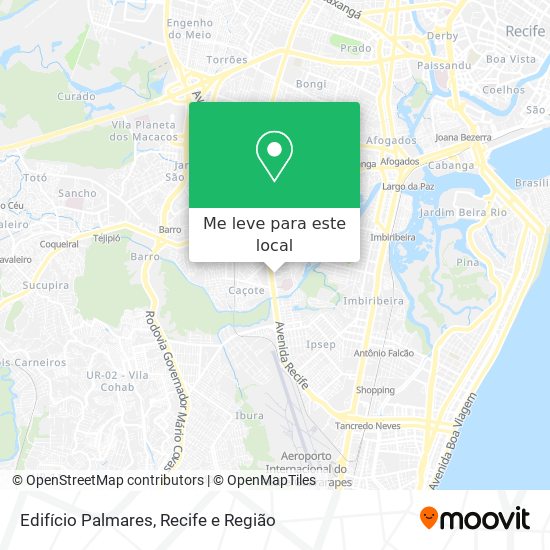 Edifício Palmares mapa