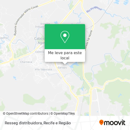 Resseg distribuidora mapa