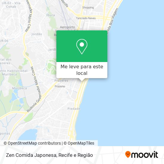 Zen Comida Japonesa mapa