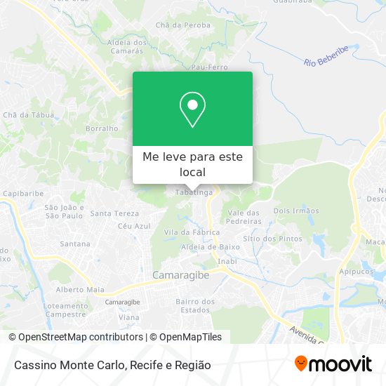 Cassino Monte Carlo mapa