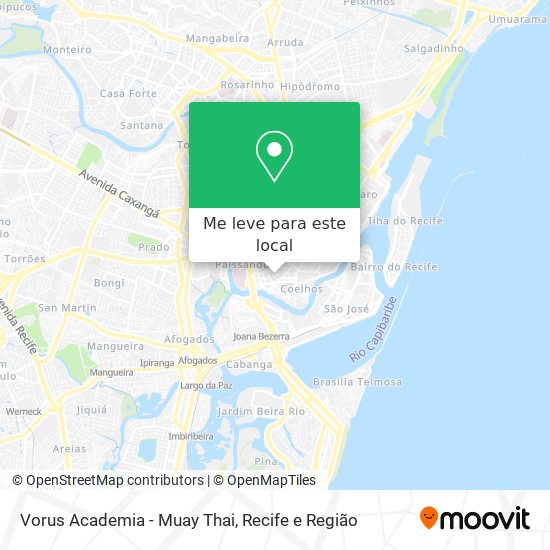 Vorus Academia - Muay Thai mapa