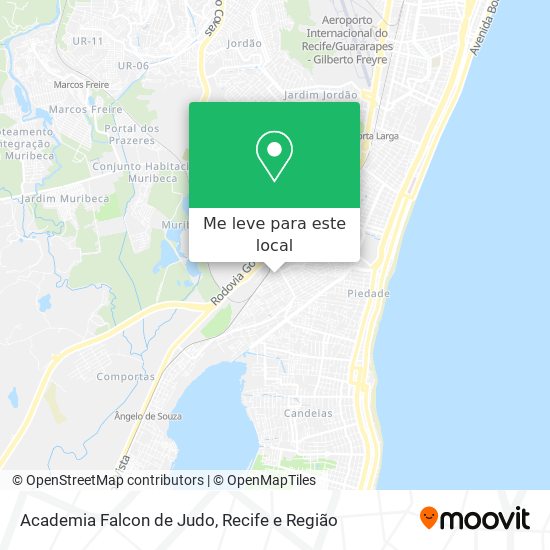 Academia Falcon de Judo mapa