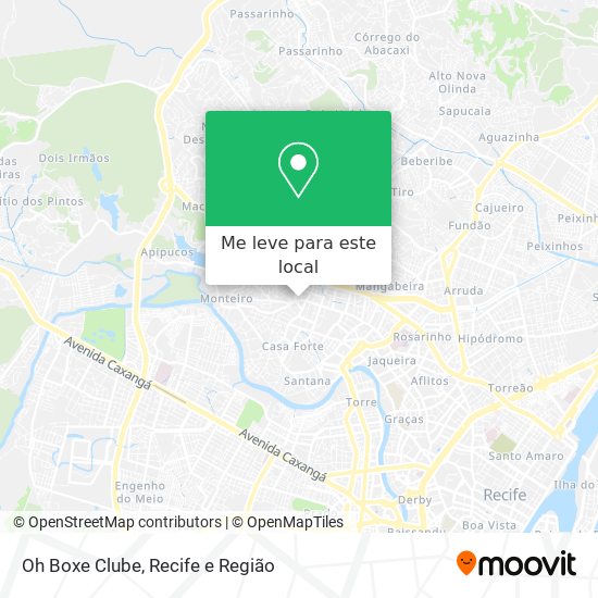 Oh Boxe Clube mapa