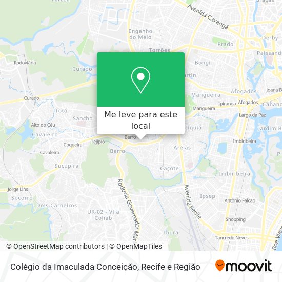 Colégio da Imaculada Conceição mapa