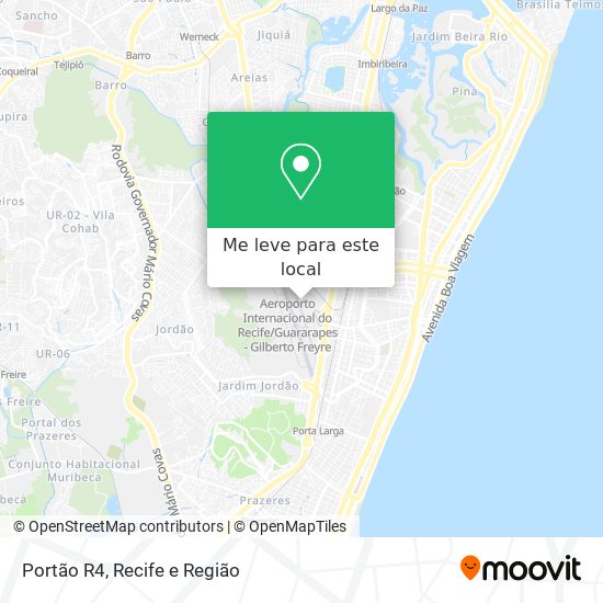 Portão R4 mapa