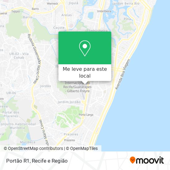 Portão R1 mapa