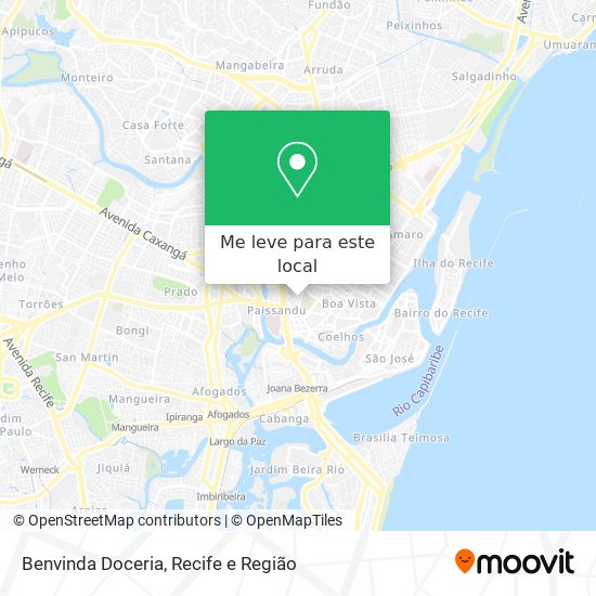 Benvinda Doceria mapa