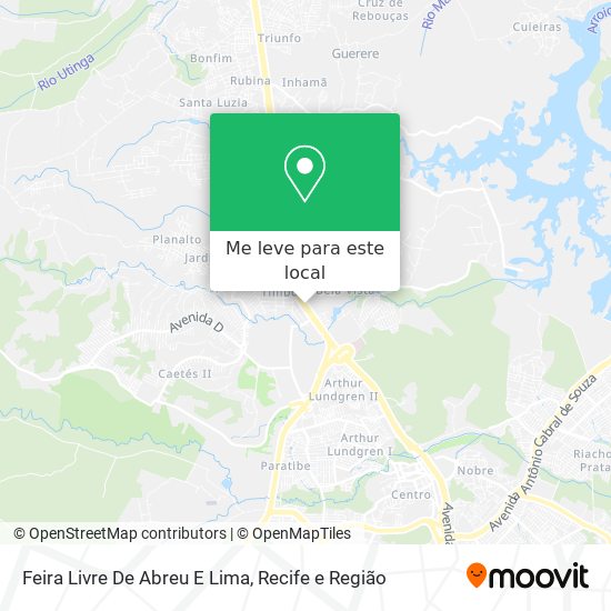 Feira Livre De Abreu E Lima mapa